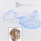 Disposable hair coloring highlighting tinting bleach dye steak cap hook set . mb