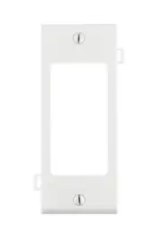Leviton PSC26-00W 1-Gang Thermoplastic White Center Panel Sectional Wall Plate
