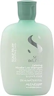 Alfaparf Milano Semi di Lino Scalp Calming Low Shampoo - Sulfate Free Clarifying Shampoo for Sensitive Scalp - Restores Balance - 8.45 oz