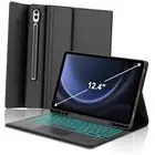 Touchpad Keyboard Case for Samsung Galaxy Tab S10+ Plus 2024/S9 Touchpad Black