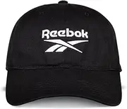 [Reebok] Medium Curved Brim with Breathable Design [Ree] cycled Vector Logo Cap 6 Panel