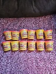 Lot Of TWELVE Play-Doh 3oz Containers! Brand New, Sealed! Fast Free Shipping!