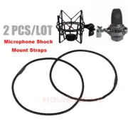 2pcs Rubber Band Elastic Recording Microphone Shock Mount Straps For Neumann U87