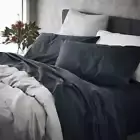 MyHouse Ashton Bed Sheet Set - Graphite - King Single