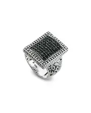 Samuel B. Silver 1.26 ct. tw. Spinel Balinese Ring