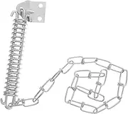 Heavy Duty Security Door Chain Lock Screen Chain Screen Spring Door Chain Stopper Suitable for Prevent Front Screen Door Opening