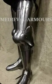 Medieval Steel Full Leg Armour Knight Halloween Costume Larp Reenactment