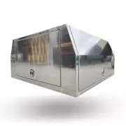 3 Doors 1600mm Flat Plate Aluminium Canopy
