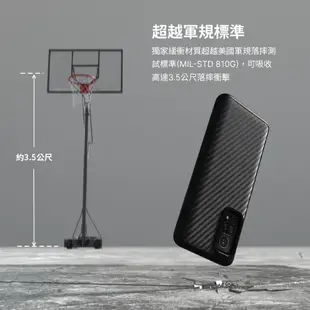 犀牛盾 適用於小米 Mi 10T / Mi 10T Pro SolidSuit防摔背蓋手機殼-經典黑/碳纖維紋路