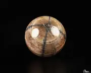 1.7" Chiastolite Hand Carved Crystal Ball/Sphere, Crystal Healing