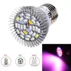 Full Spectrum LED Grow Light E27 Growing Plant Lamp GU10 E14 Bulb UV IR 28LEDs`