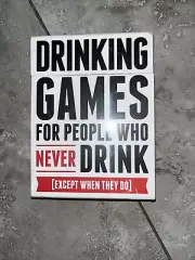 Games For Drunks NWT the drinking Games for People Who Never Drink SEALED