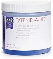 Top Performance Extend-A-Life Blade Rinses — Handy Cleaners for Dog-Grooming Clippers, 16oz,Black