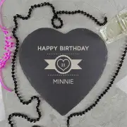 Happy Birthday Personalised Slate Placemat