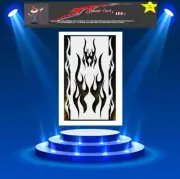 5pc flame Stencil Large Template Airbrush Paint #131