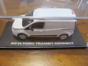 Ford Transit Connect Van 1:43 Scale Diecast Model White by Welly