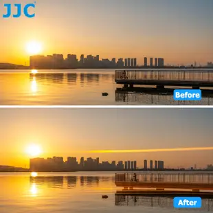 JJC 49mm 金拉絲濾鏡 電影質感金色拉絲耀斑效果照片和頻道拍攝 單眼微單相機鏡頭適用