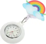 [VALICLUD] Nurse Watch Waterproof Retractable Badge Watch Silicone Cover for Women Girls