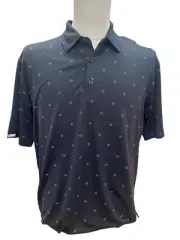 Dunning Men's Dunbar Jersey Performance Polo - Black - Large