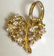 NEW❗️Pandora 14K Sparkling Heart & Family Tree Dangle Charm 752604C01
