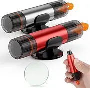 2 Pack Window Breaker Seatbelt Cutter, 2025 Upgraded Safe Hammer Glass Breaker Under Water Emergency Escape Tool for Land and Underwater(Red+Gray