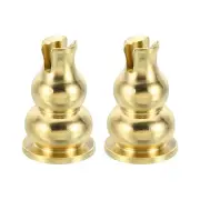 Coil Incense Holder 2pcs Brass Incense Stick Holder Burner Base 0.6"x0.9"