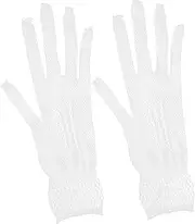 [WOFASHPURET] Summer Gloves Black Gloves Hollow Gloves for Women Fishnet Gloves