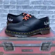 Dr. Martens x The Clash 1461 Legacy Black Smooth Leather Mens Size 6 / Womens 7