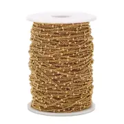 5 Meters Gold Stainless Steel Satellite Chain Bead Ball Cable Chain Findings