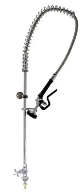 Optiflow Pre-Rinse Assembly, Single Valve Deck Mount W/ Low Flow Spray Head