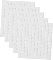 FUNNETOYU Set of 500 Round Adhesive Dots Double-Sided Self-Adhesive Removable for Collectibles No Trace Double-Sided Putty