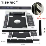 Universal Tishric 9.5Mm/12.7Mm 2Nd Hdd Caddy SATA 3.0 Adapter for 2.5" SSD Case