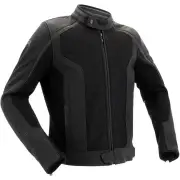Ballistic III Touring Mesh Black Leather Jacket