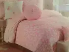 BITTERSWEET INN 6P TWIN QUILT SHAM SHEETS DECO SET PINK BIRD BUTTERFLY HEART