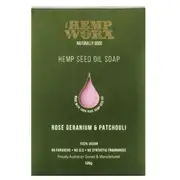 Hemp Worx Rose Geranium & Patchouli Soap Bar 120g