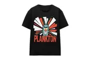 SpongeBob SquarePants Unisex Adult Plankton T-Shirt (Black) - UTTV15999
