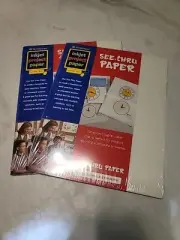 2 Strathmore 24-002 See-Thru Inkjet Paper, 8.5"x11", 20 Sheets Per Pack 40 Total