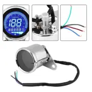 Digital LED LCD Odometer Meter Tachometer Motorcycle Speedometer Fuel Gauge