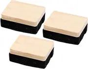 ZUNOXAZ 3Pcs Blackboard Erasers Multi Functional Felt Chalkboard Cleaners for Classroom Office Home Use Lightweight Design for Dry Erase Surfaces