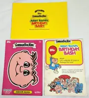 2024 Garbage Pail Kids x Get A Grip ADAM BOMB 40th Bday Party Invitation & Mask