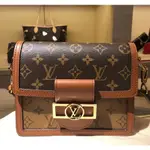 【MIA法國二手精品】LOUIS VUITTON LV達芙妮老花斜挎郵差包小號M44580 實拍 99新