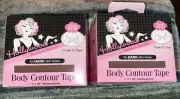 x2 Hollywood Fashion Secrets Body Contour Sculpt Shape Tape Dark Skin Tones 197”
