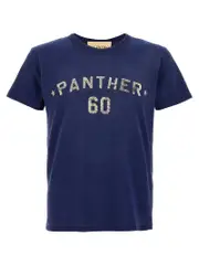 [Valentino Garavani] Valentino Garavani-Panther T Shirt Blu-Uomo XL