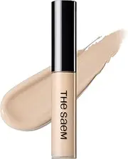(1.25 Light Beige) - [the SAEM] Cover Perfection Tip Concealer SPF28 PA++ 6.5g 1.25 Light Beige - - High Adhesive Concealer without Clumping and Cracking, Covers Blemishes, Freckles and Dark Circles