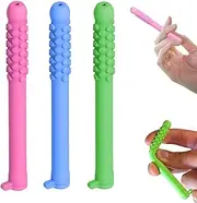 3Pcs Chewable Essential Oil Breath Stick - Fresh Breath Can Be Taken Anywhere,Anytime Use,Focus & Clear Respiratory Support, Silicone sticks that you can carry with you