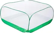 yuksok Mesh Plant Cover Net Cage Reusable Covering Multipurpose for Vegetables Planting Bird Protection Guard for Raised Flower Bed, 100x100x50cm