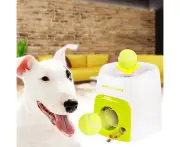 Pet Dog Tennis Ball Fetch Launcher Food Feeder Reward Machine Interactive Toy