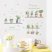 Onlymygod Wall Sticker Bedroom Cabinet Window Sill Living Room Console TV Background Wall Wardrobe Cabinet Refrigerator 45x55cm