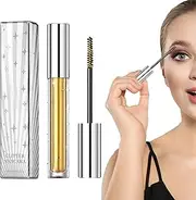 Sparkly Mascara | Smudgeproof Lengthening Lash Mascara,Long Lasting Charming Voluminous Mascara for Women Halloween Eye Makeup