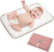 Nappy Changing Mat | Nappy Mat, Waterproof, Foldable, Comfortable, Changing Mat - Children's Accessories with Magic Stickers for Trips, Thanks to the Foldable Design, This Changing Mat Can Be Used